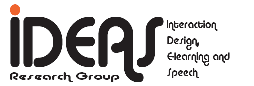 The IDEaS Group logo, which features the word 'ideas' in lowercase black lettering with the dot of the letter 'i' in red.